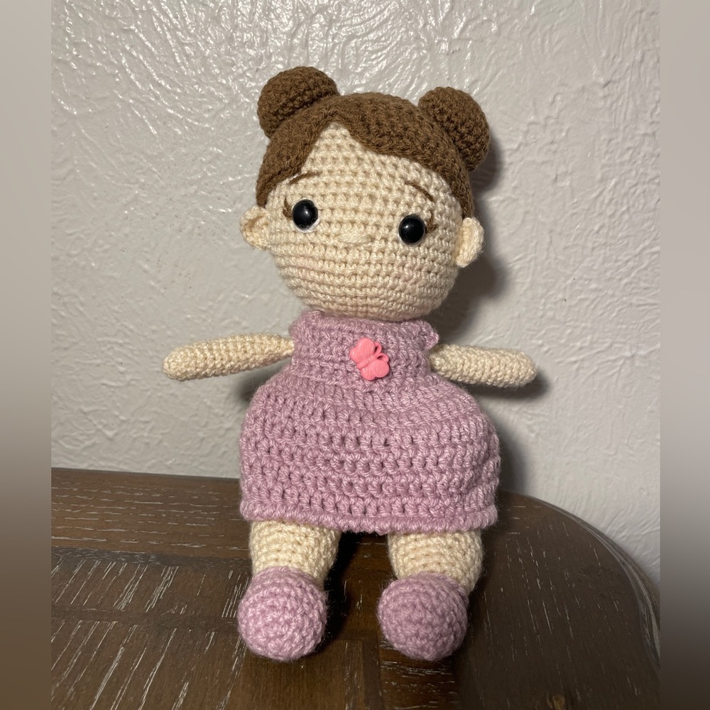 Handmade amigurumi doll
